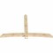 Ekena Millwork Bellingham Rough Sawn Timber Gable Bracket, Douglas Fir, 96"W x 60"H x 4"D x 6"F, 15/12 Pitch GBW096X60X0406BEL00RDF - alternate 4